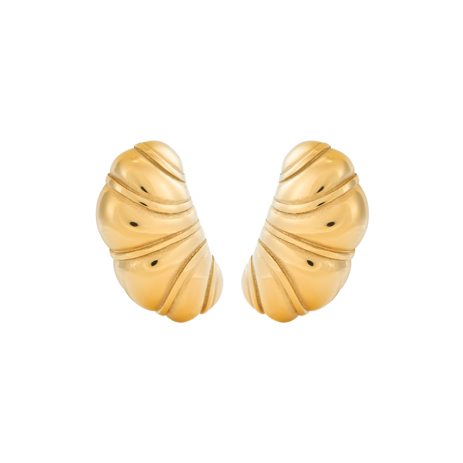 BOLD CROISSANT. earrings