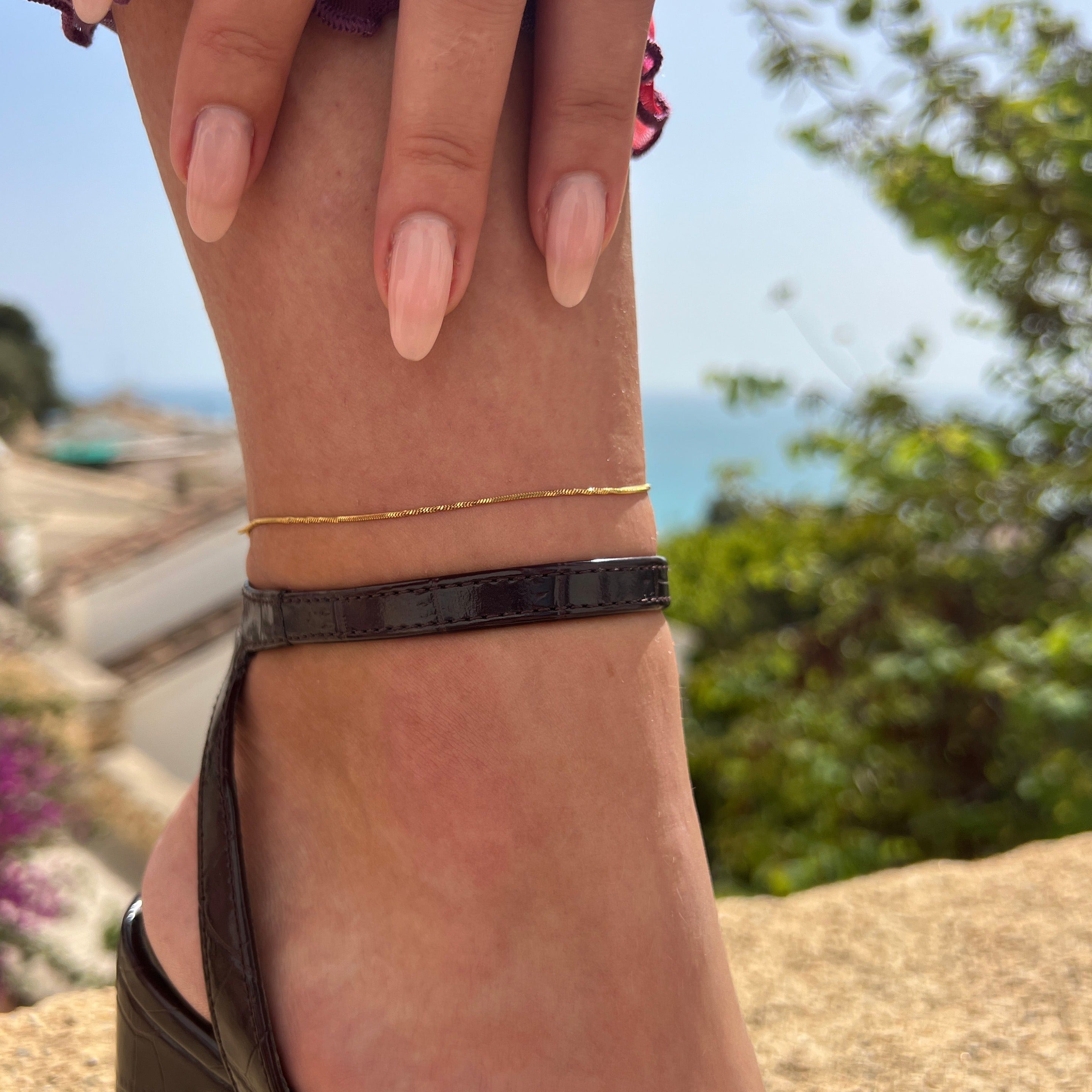 TWISTED THIN. ANKLET