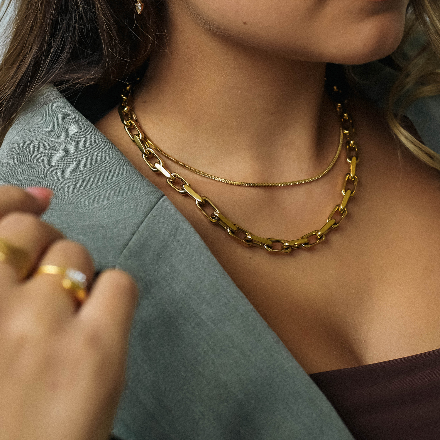 CHAIN LINK. necklace