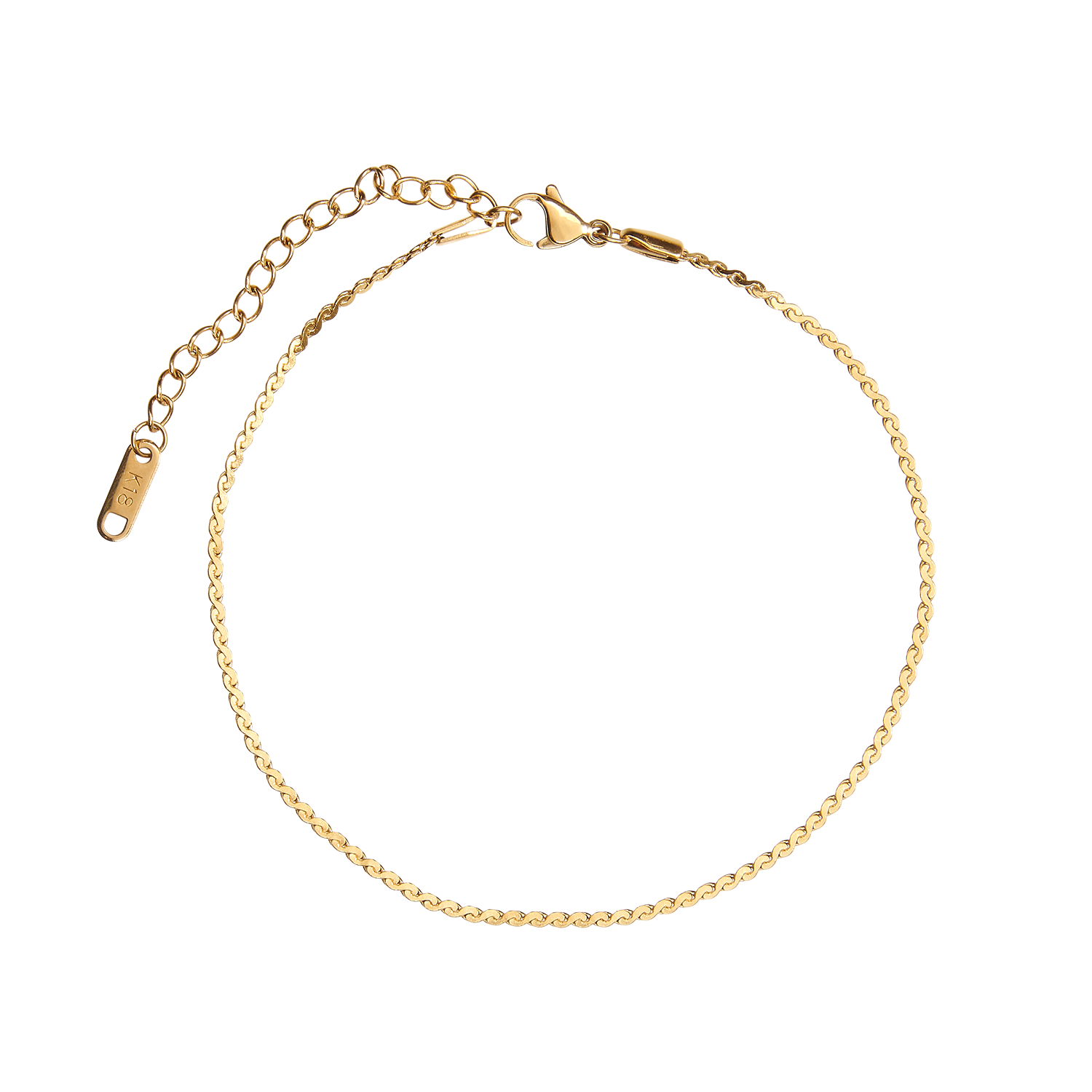 WAVY. anklet