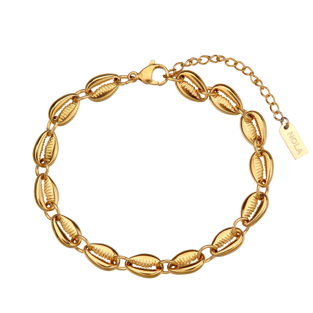 SHELL LINK. anklet